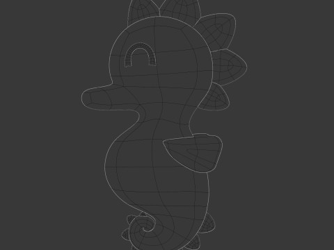 Stylized Seahorse 3Dモデル