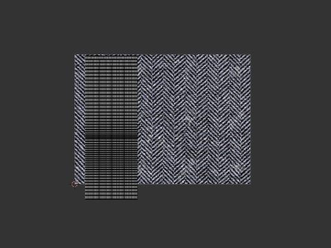 Curtain with Curtain Holder Modello 3D