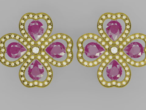 Earrings 3D Model