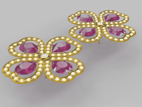 Earrings 3D Model