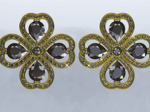 Earrings 3D Model