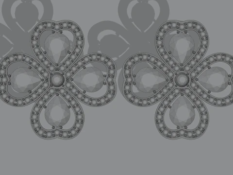 Earrings 3D Model