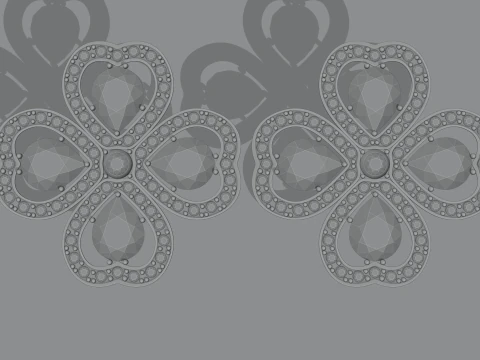 Earrings 3D Model