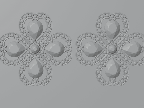Earrings 3D Model