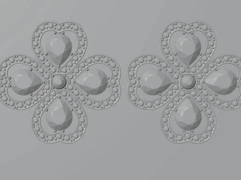 Earrings 3D Model