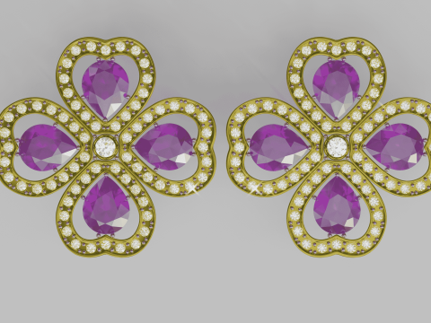 Earrings 3D Model