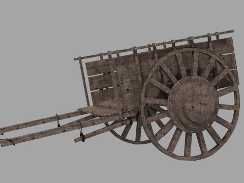 Oxcart Modello 3D