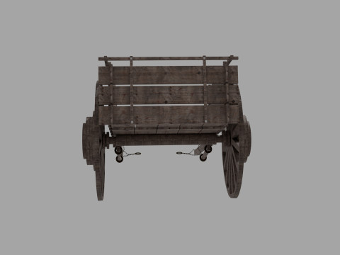 Oxcart 3D Model