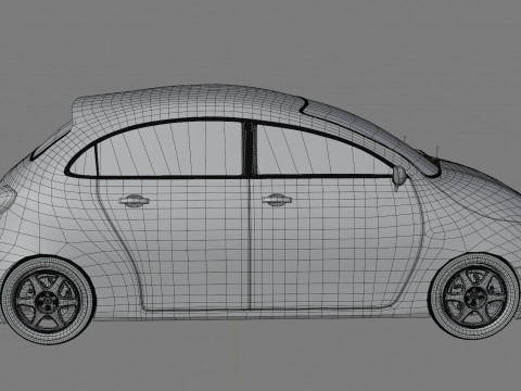 Minimal Car 3D Model