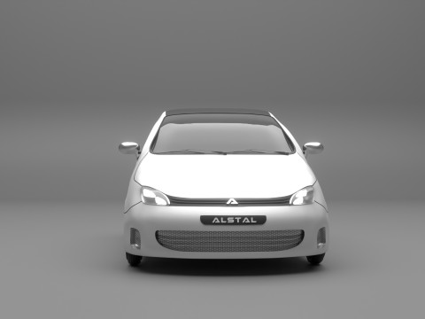 Minimal Car 3D Model