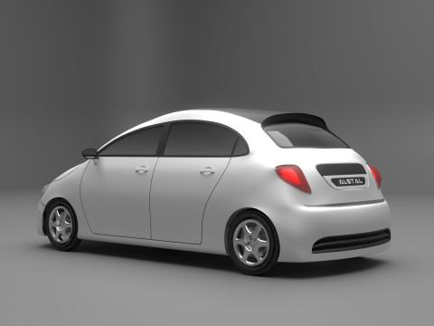Minimal Car 3D Model