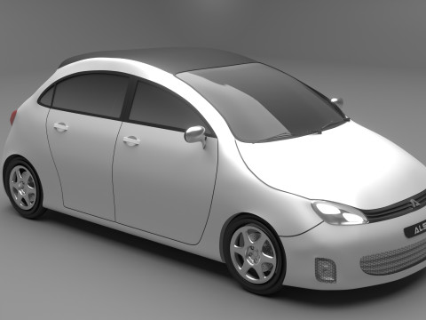 Minimal Car 3D Model