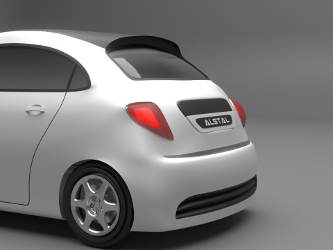 Minimal Car 3D Model