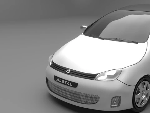 Minimal Car 3D Model