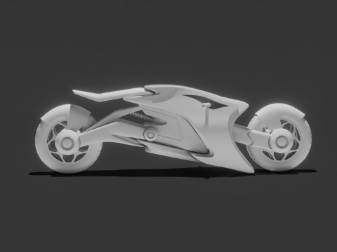 Scifi Bike 3D Model