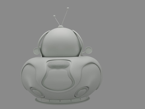 Stylized Spaceship Modèle 3D