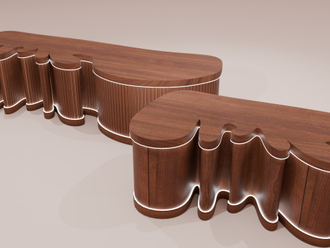 Reception Desk 3D 模型