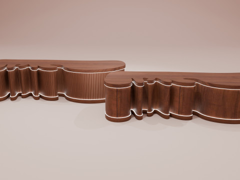 Reception Desk Modelo 3D
