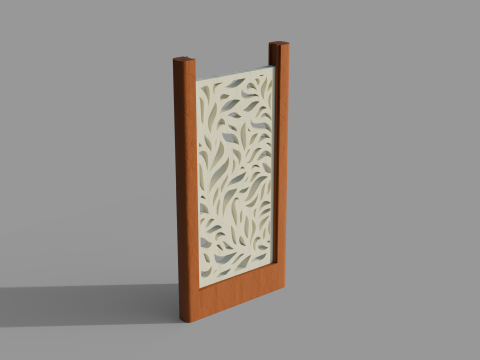 Decorative wall Model 3D