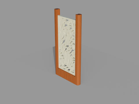 Decorative wall Model 3D