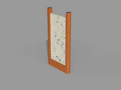 Декоративная стена 3D Модель