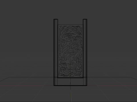 Decorative wall Model 3D