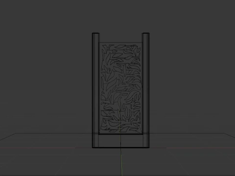 Декоративная стена 3D Модель