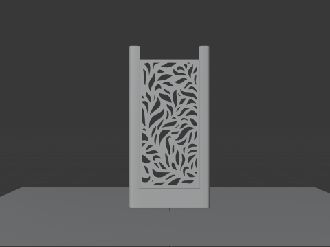 Decorative wall Model 3D