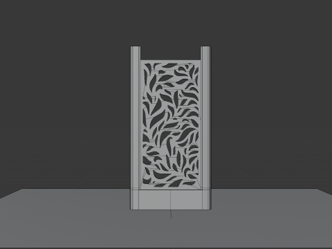 Decorative wall Model 3D