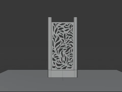 Декоративная стена 3D Модель