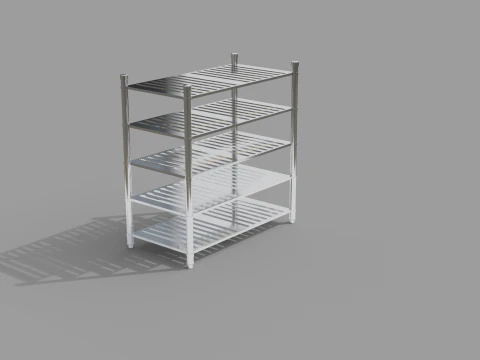 Kitchen Rack 3D Model
