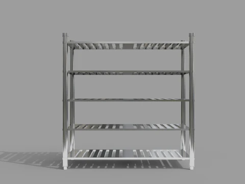 Kitchen Rack 3D Model