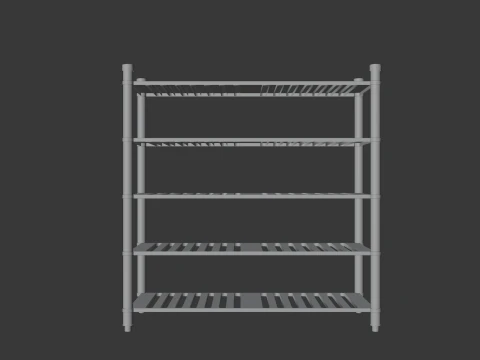 Kitchen Rack 3D Model