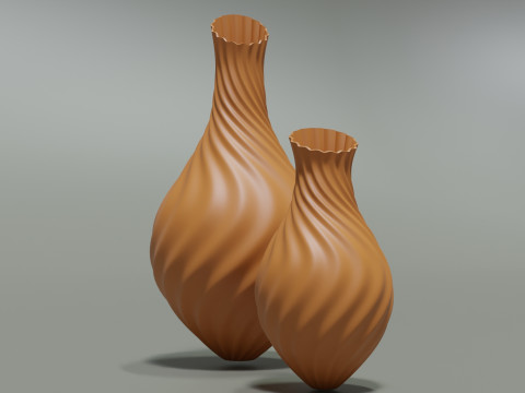 Elegant Vase 3D Model