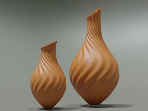 Elegant Vase 3D Model