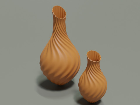 Elegant Vase 3D Model