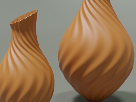 Elegant Vase 3D Model
