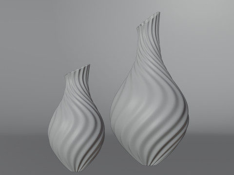 Elegant Vase 3D Model