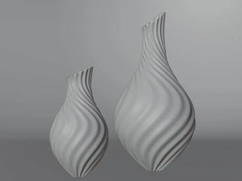 Elegant Vase 3D Model