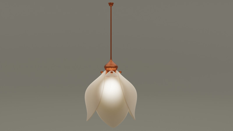 Hanging light Model 3D .c4d .max .obj .3ds .fbx .stl .blend 