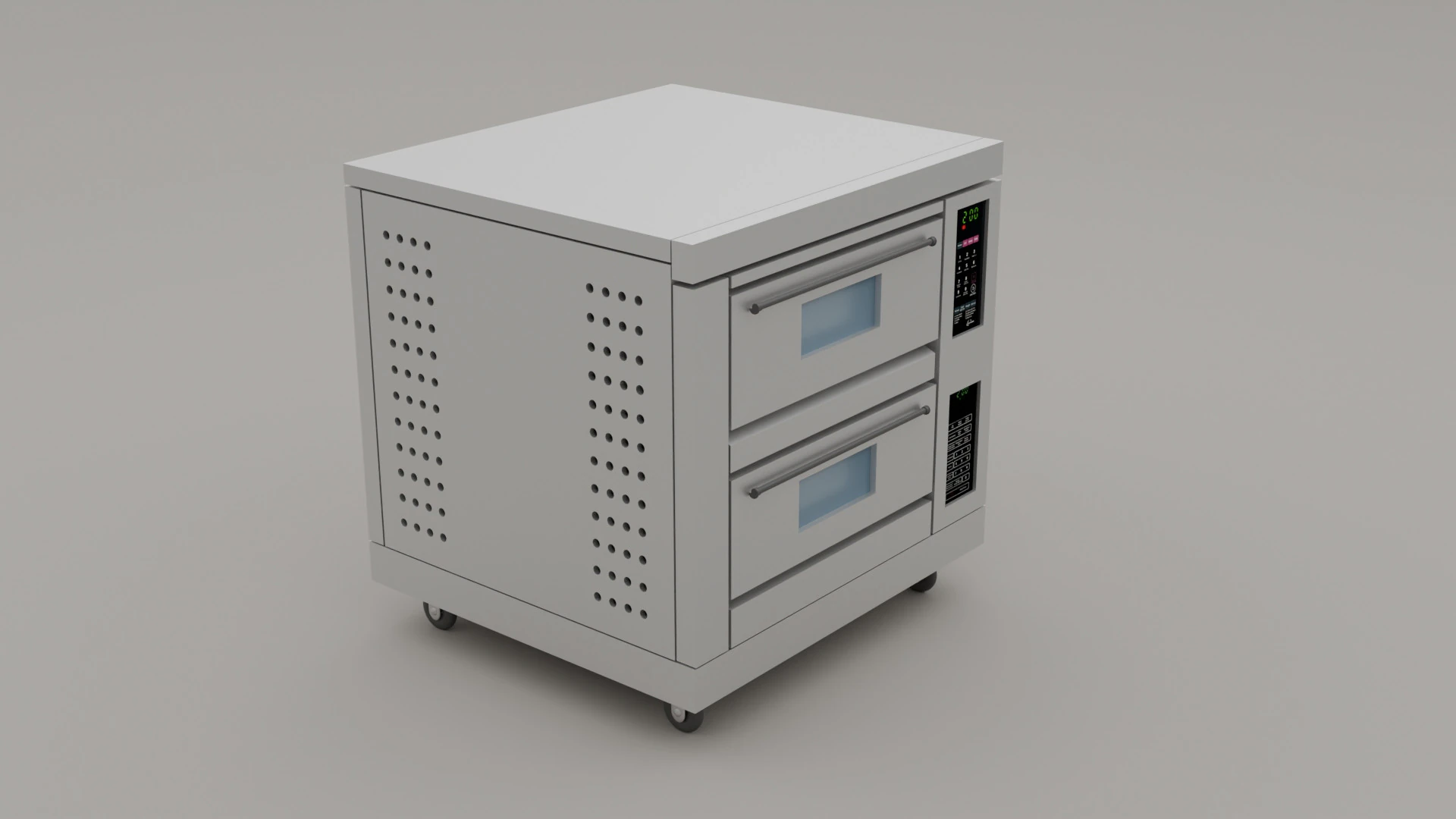 Restaurant Oven 3D Model .c4d .max .obj .3ds .fbx .stl .blend 