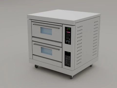 Restaurant Oven 3D Model