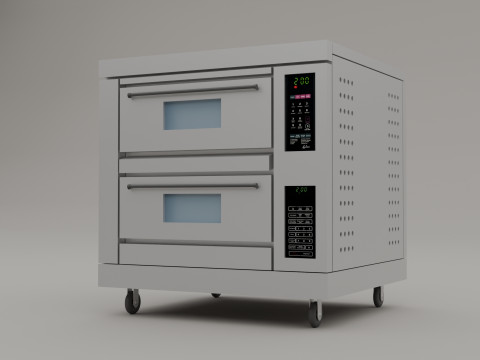 Restaurant Oven 3D Model