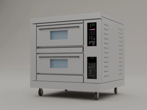 Restaurant Oven 3D Model