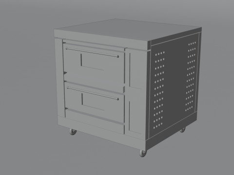 Restaurant Oven 3D Model