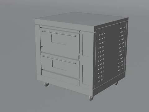 Restaurant Oven 3D Model