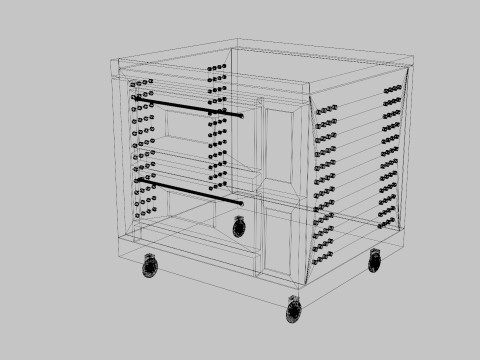 Restaurant Oven 3D Model
