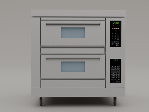 Restaurant Oven 3D Model