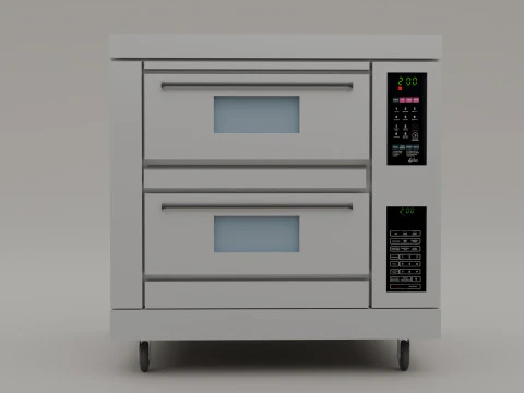 Restaurant Oven 3D Model