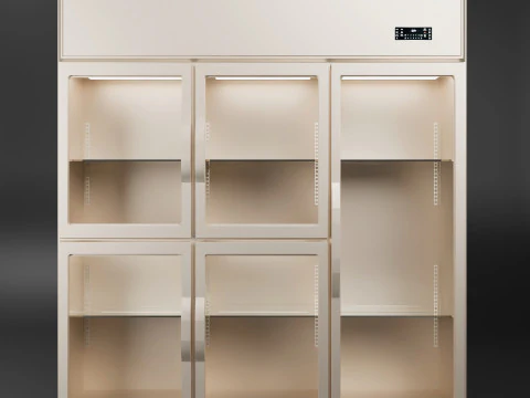 Ticari Restoran Soğutma 3D Model